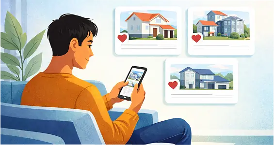 Hokinawaでお部屋探しをしているイメージ