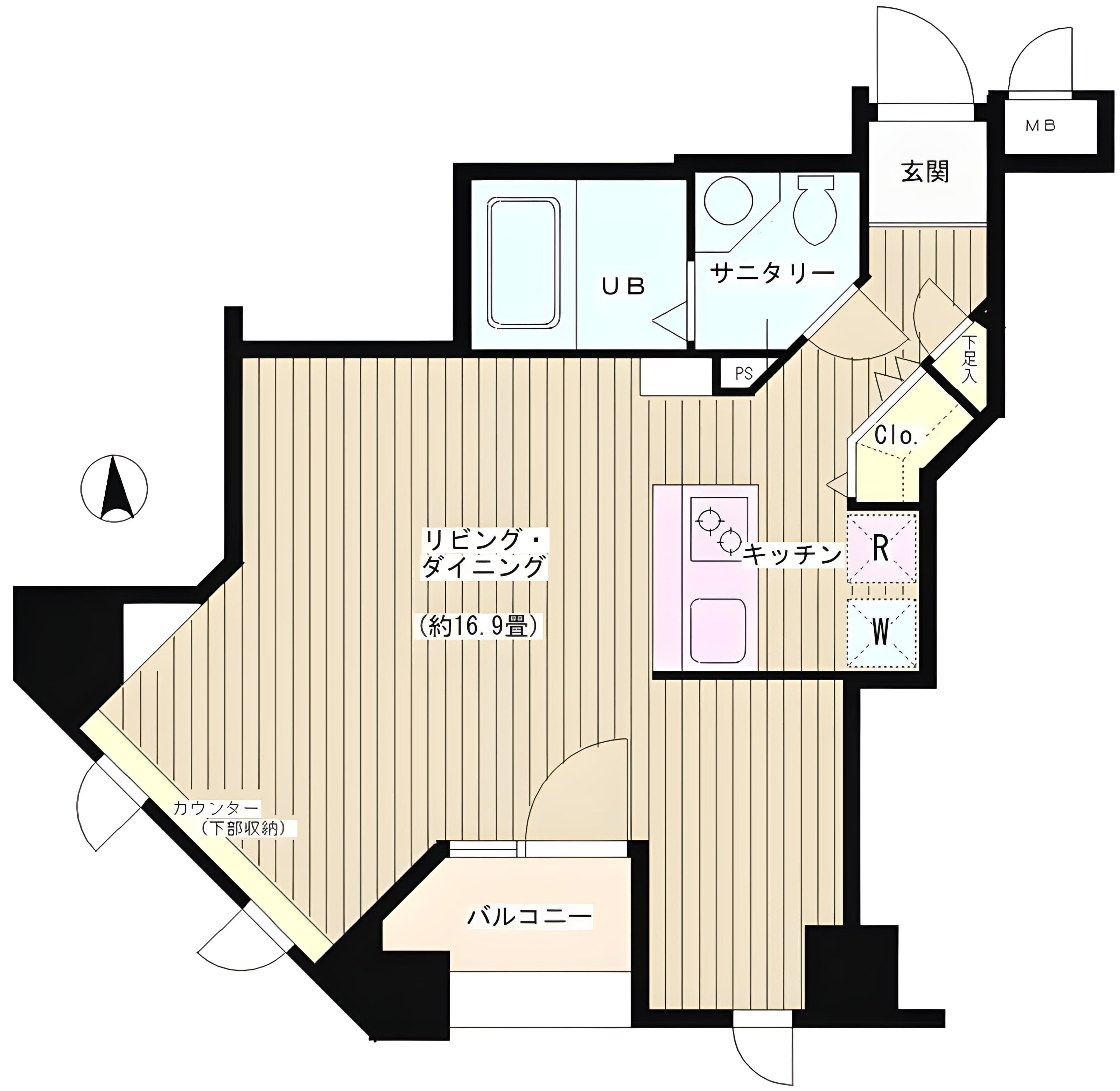 K’s麹町 203 間取り図