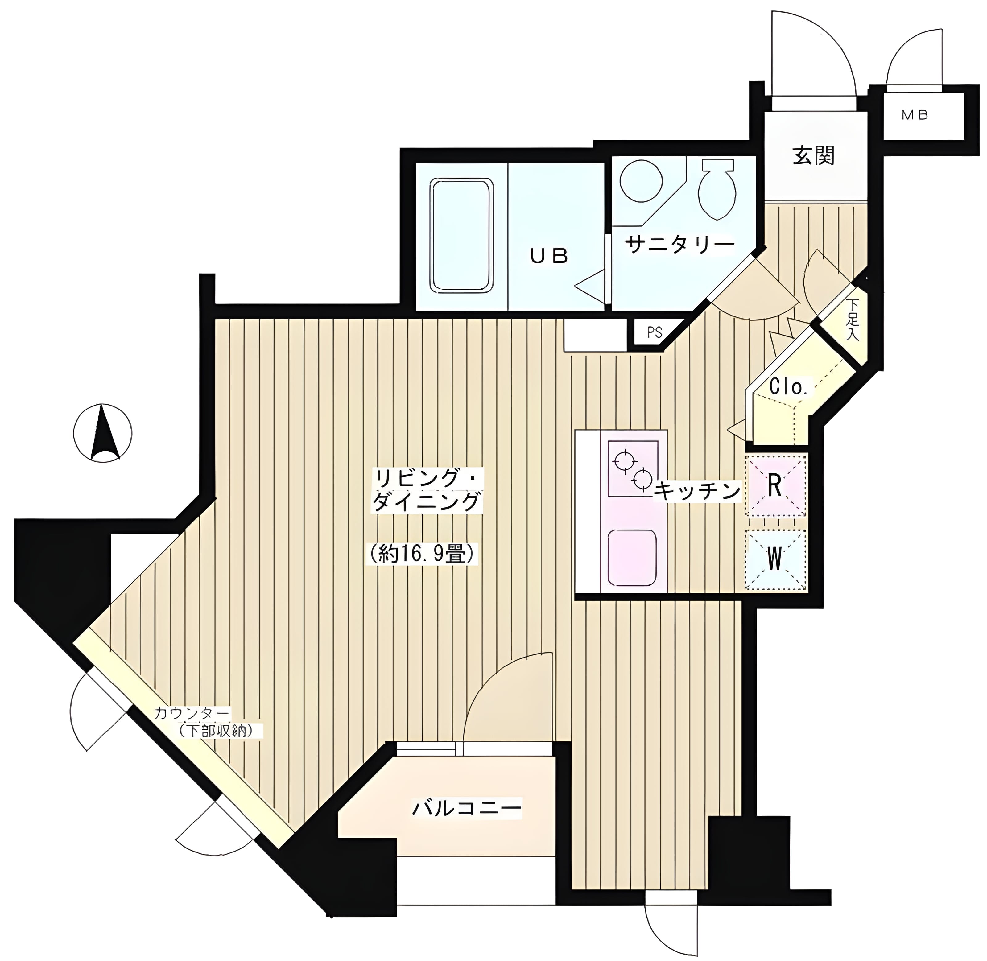 K’s麹町 503 間取り図