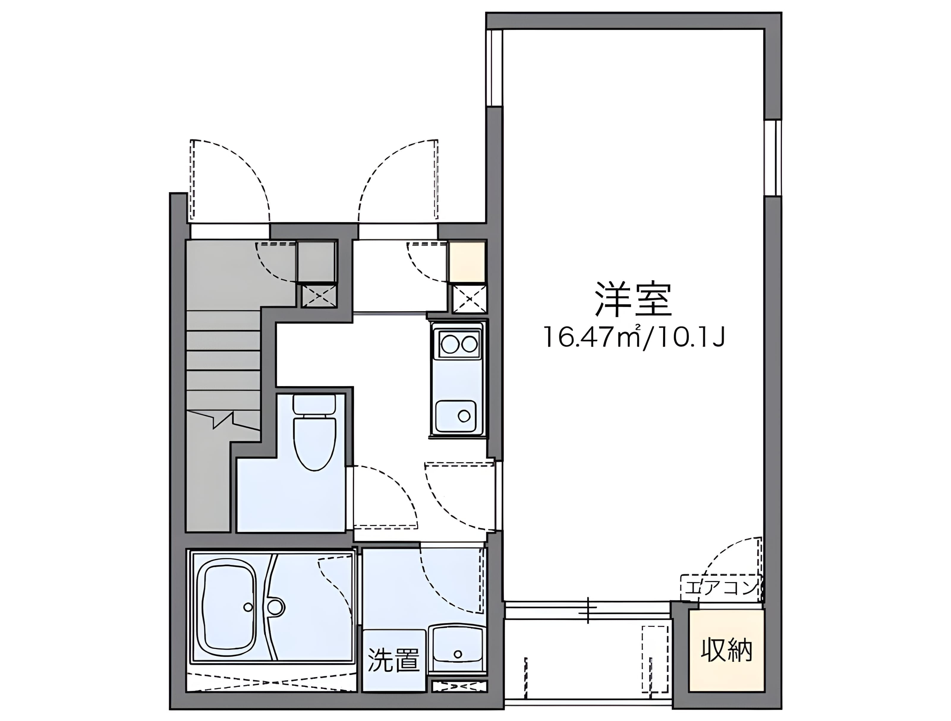 レオネクストアコラート 102 間取り図