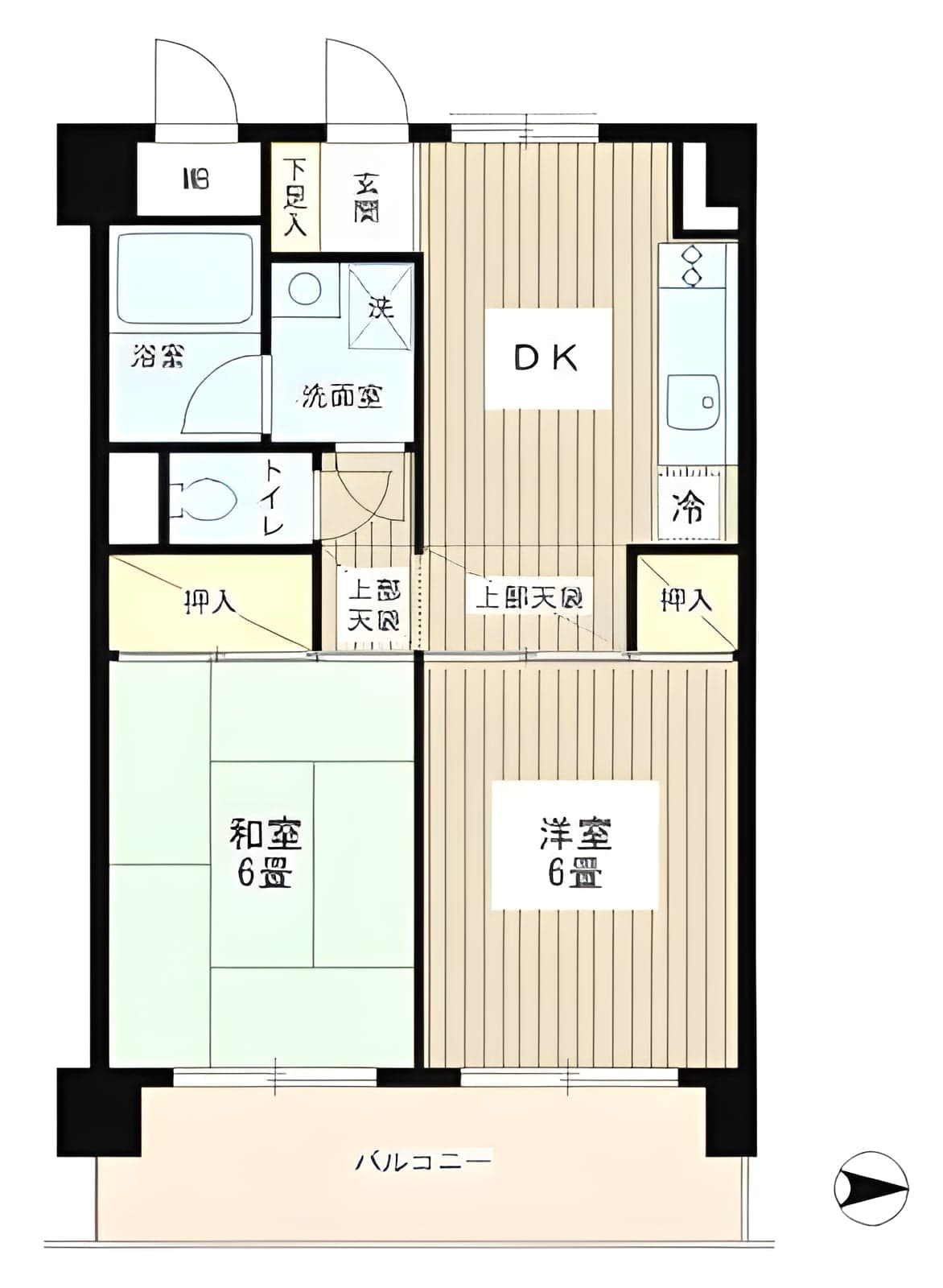 ガーデンハイム上北沢 308 間取り図