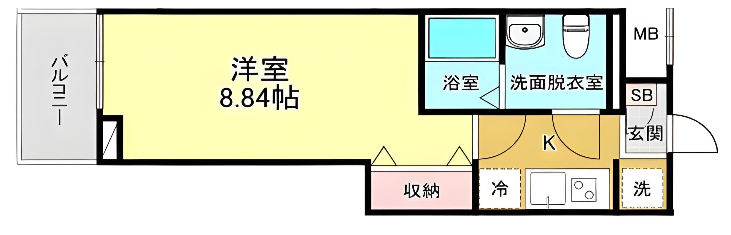 Sempliceときわ台 302 間取り図
