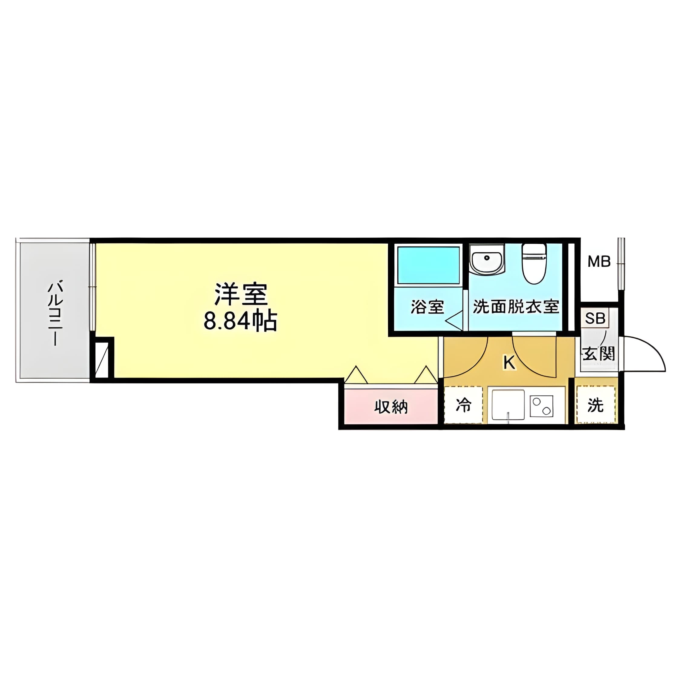 Sempliceときわ台 402 間取り図