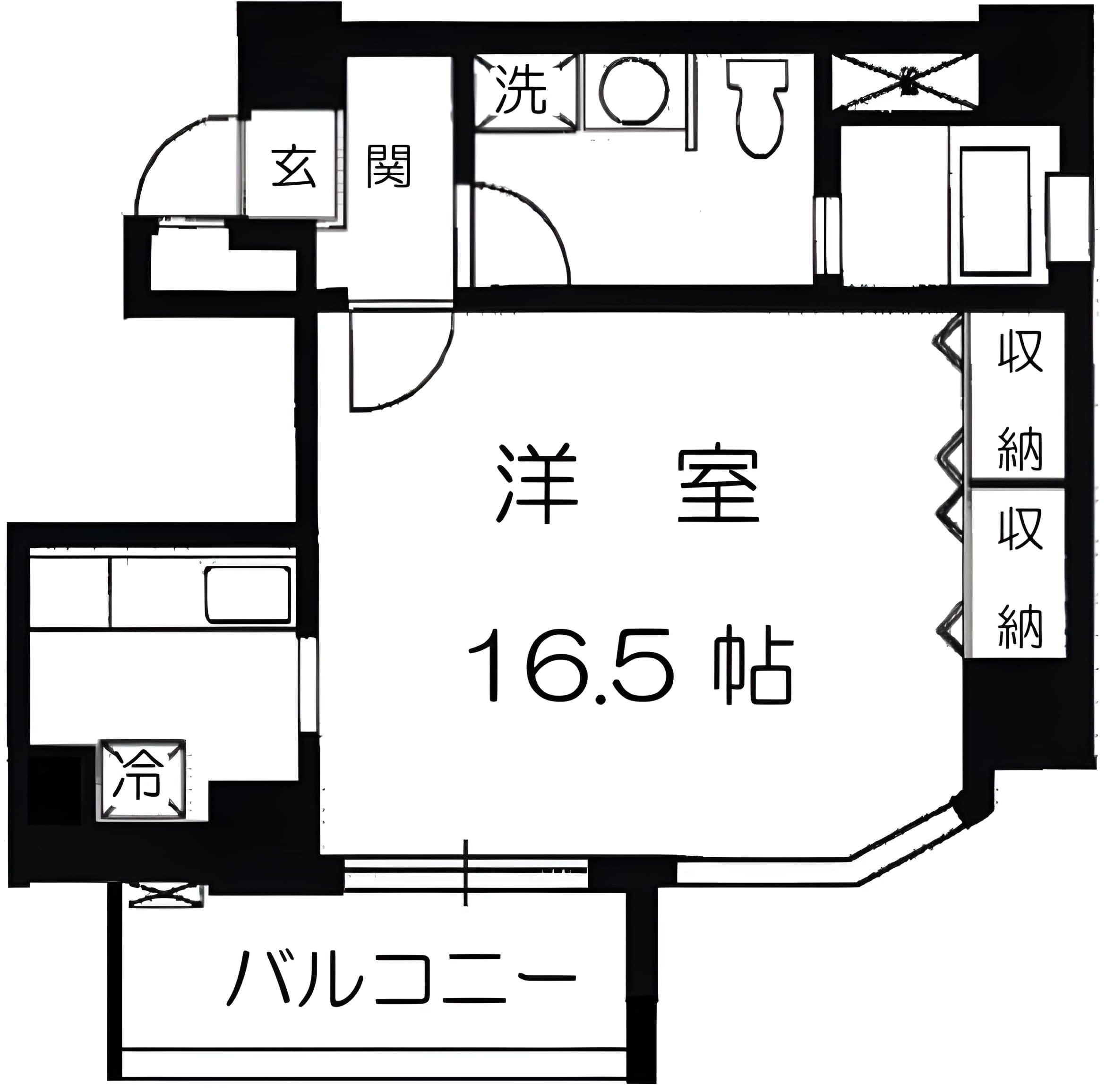 スカイビュー246 602 間取り図