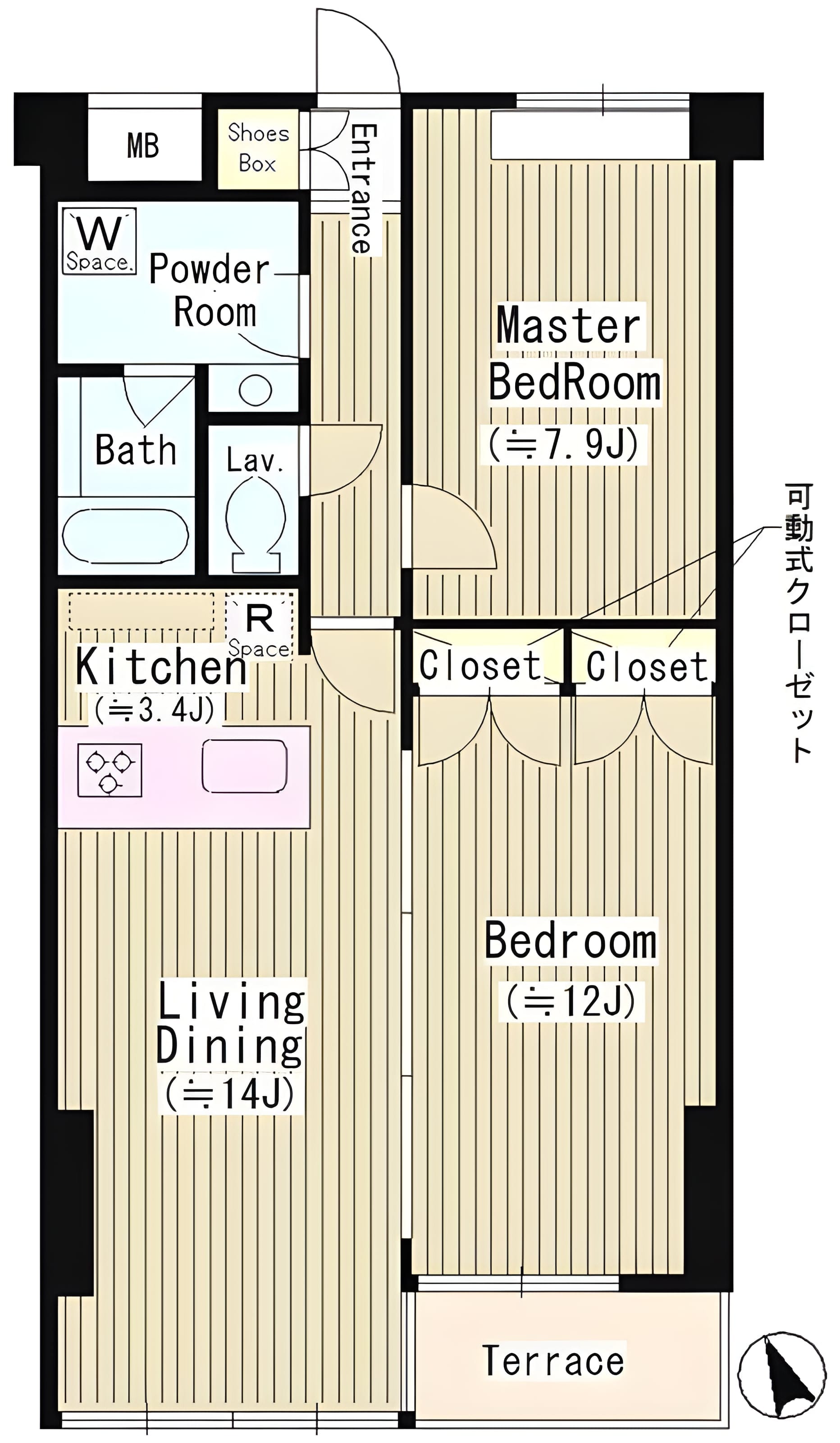 Fresca 205 間取り図