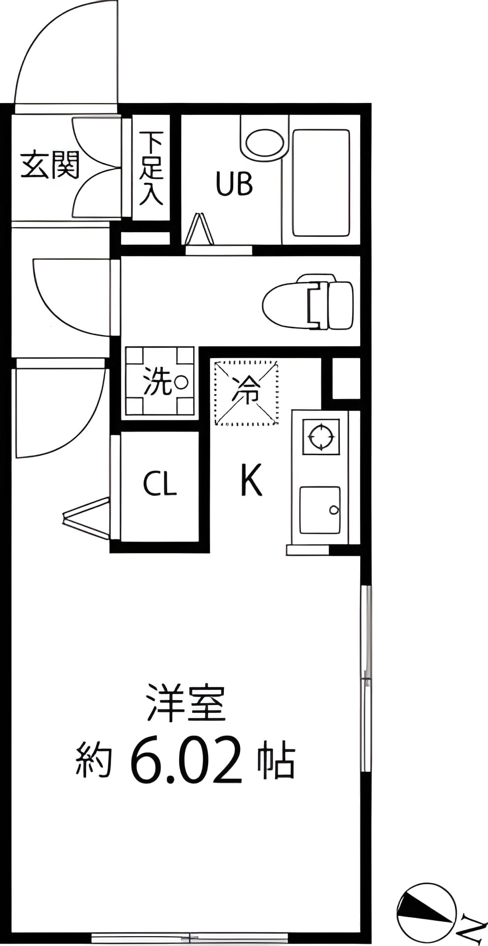 Branche笹塚 401 間取り図