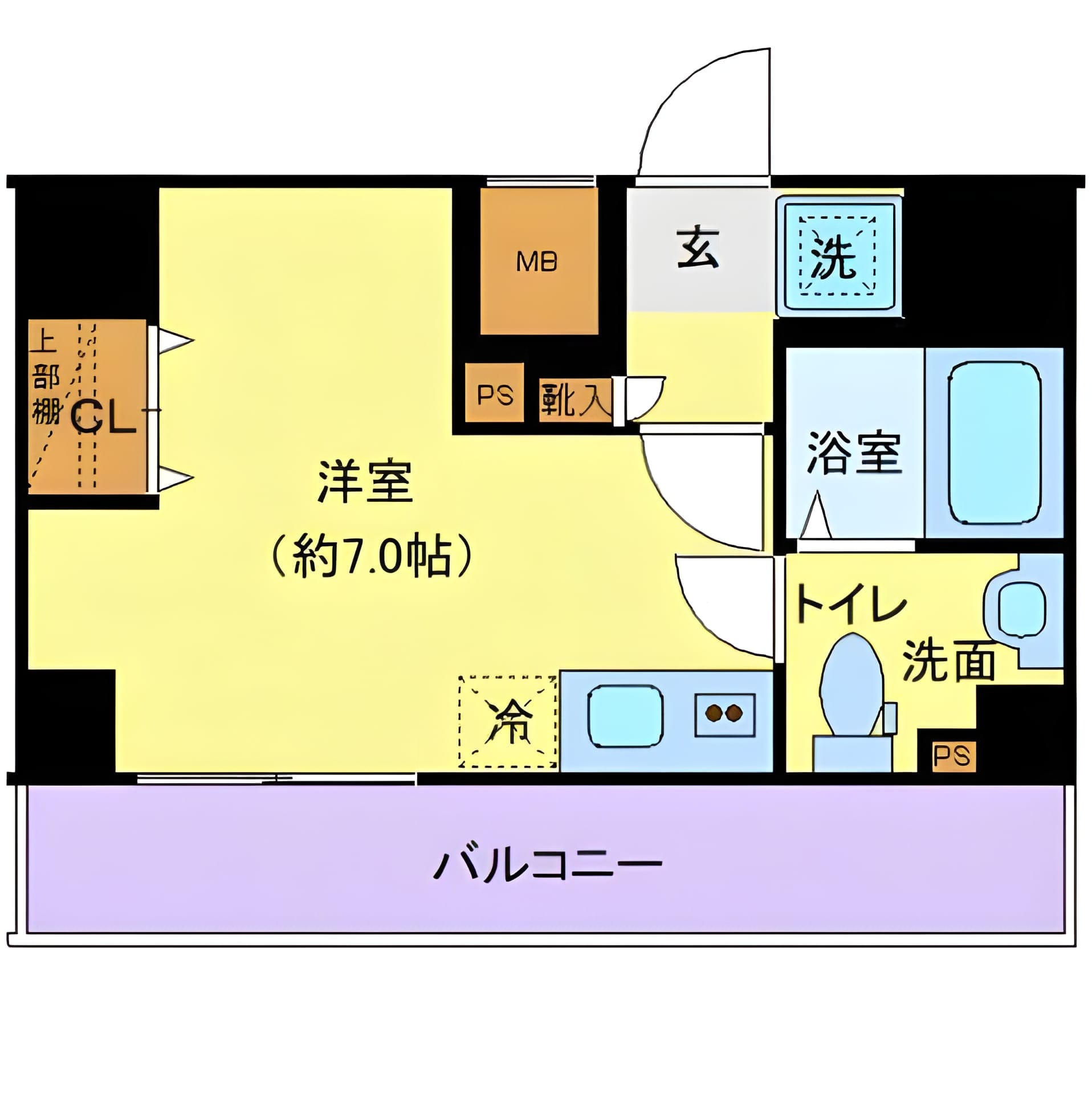 クレヴィスタ大井町 604 間取り図