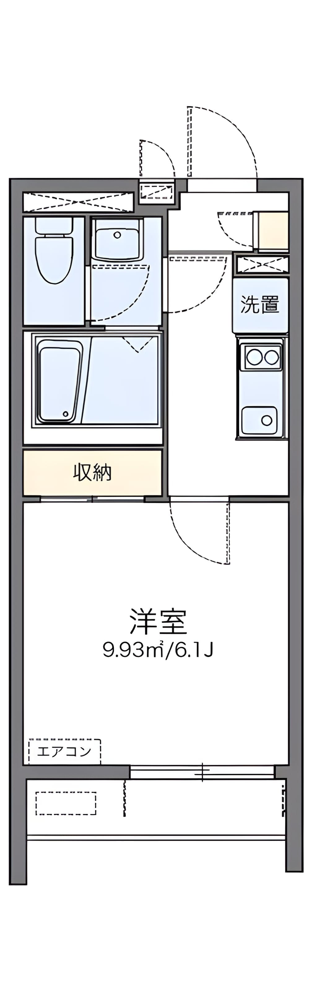 レオネクストsawa 302 間取り図