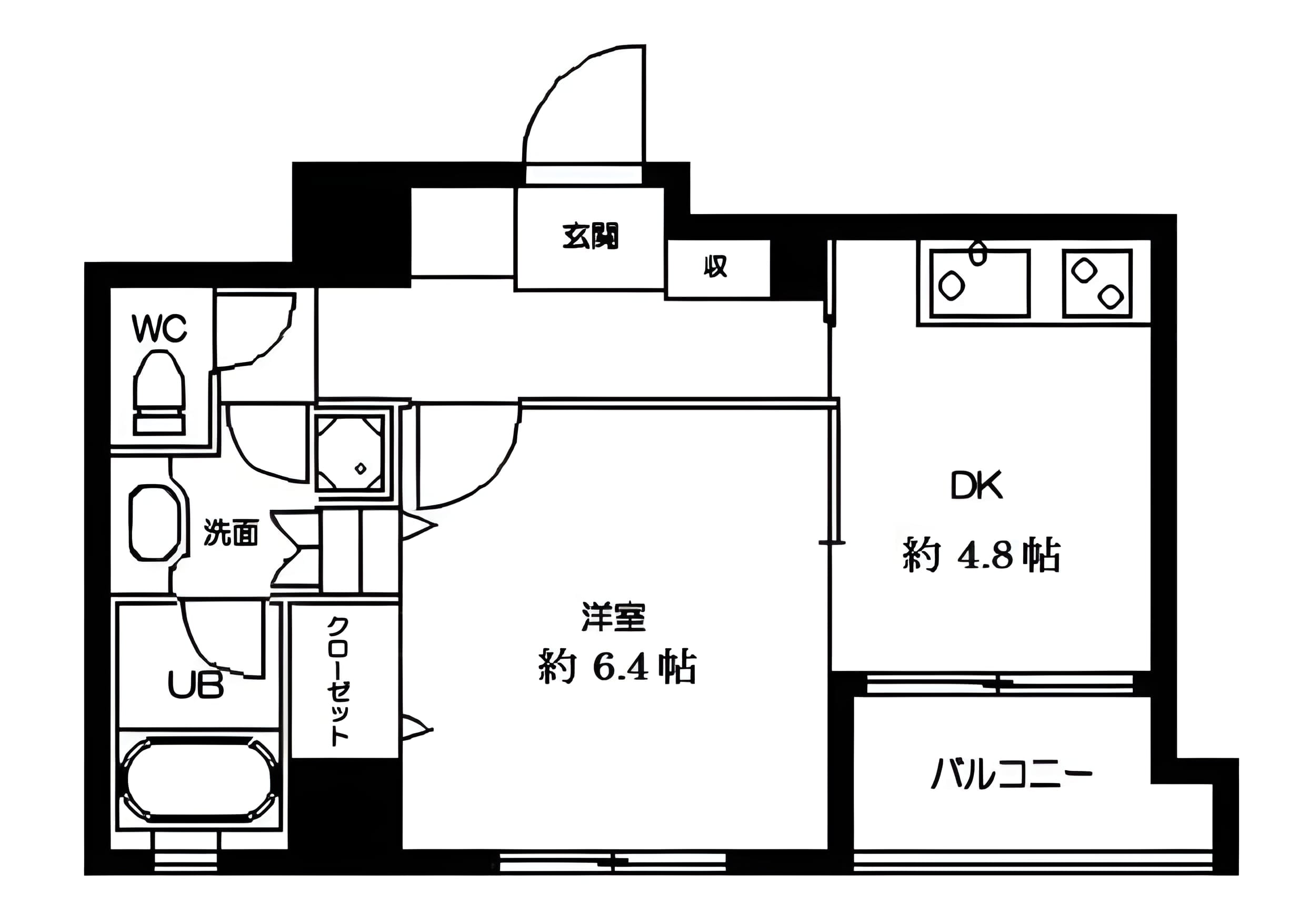 ラクラス田原町 1103 間取り図