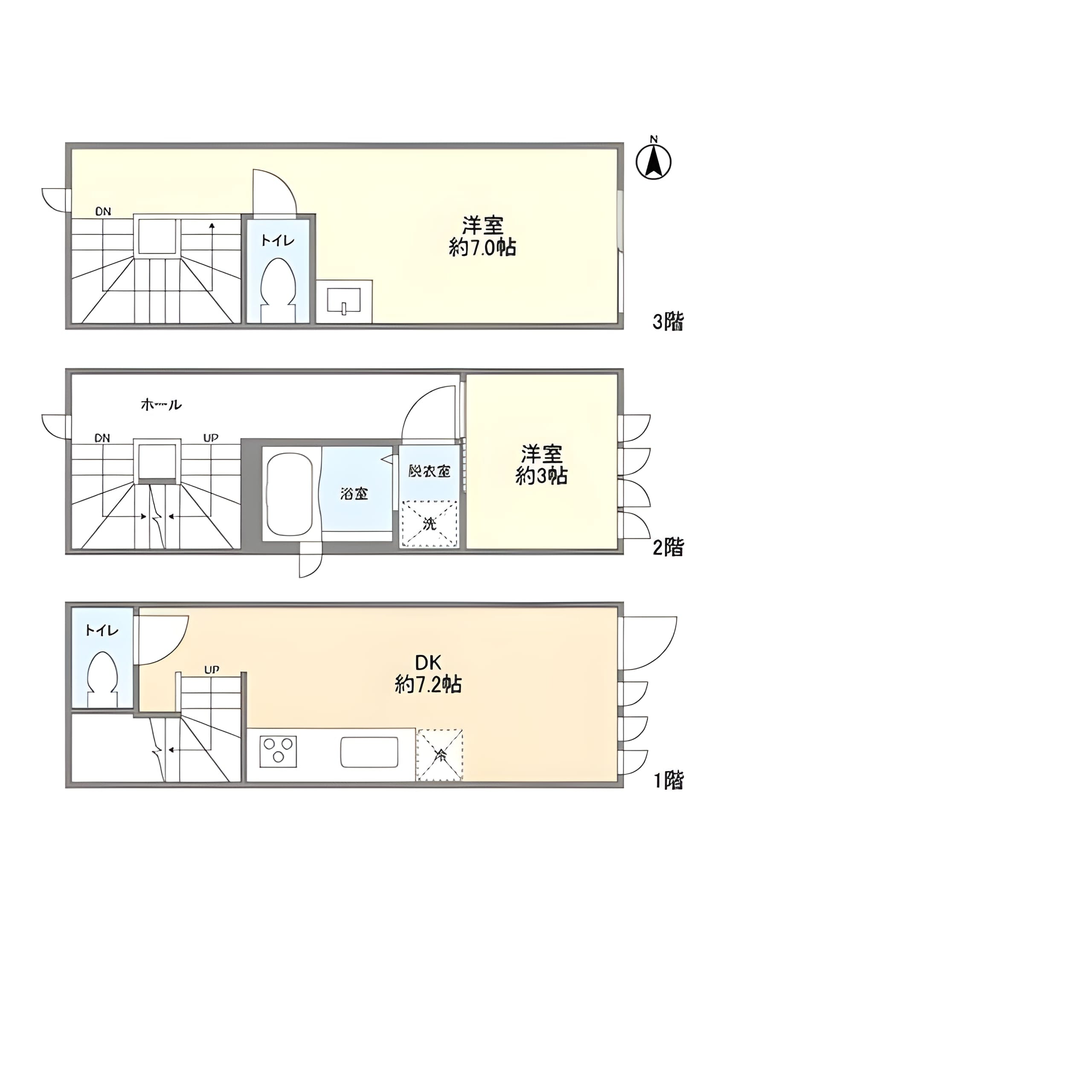 小石川2丁目貸家 27万円/入力なし/なし 間取り図