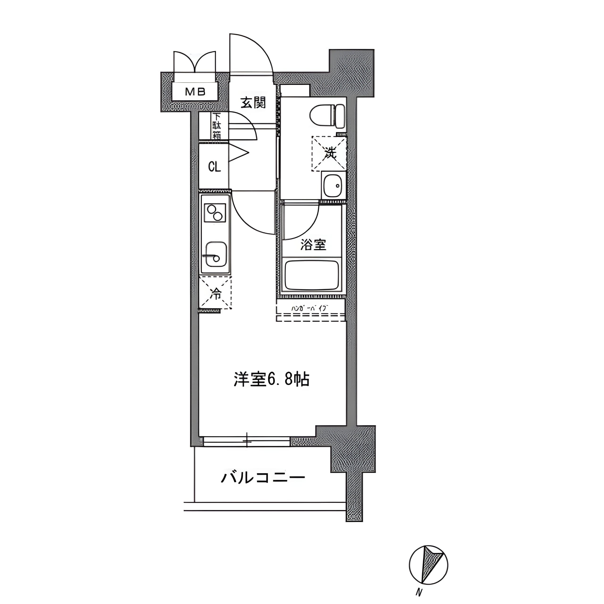 TLRレジデンス川崎大師 0703 間取り図