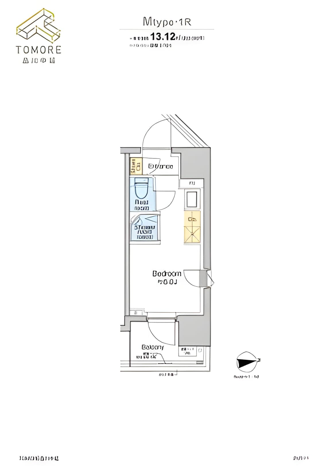 TOMORE品川中延 705 間取り図