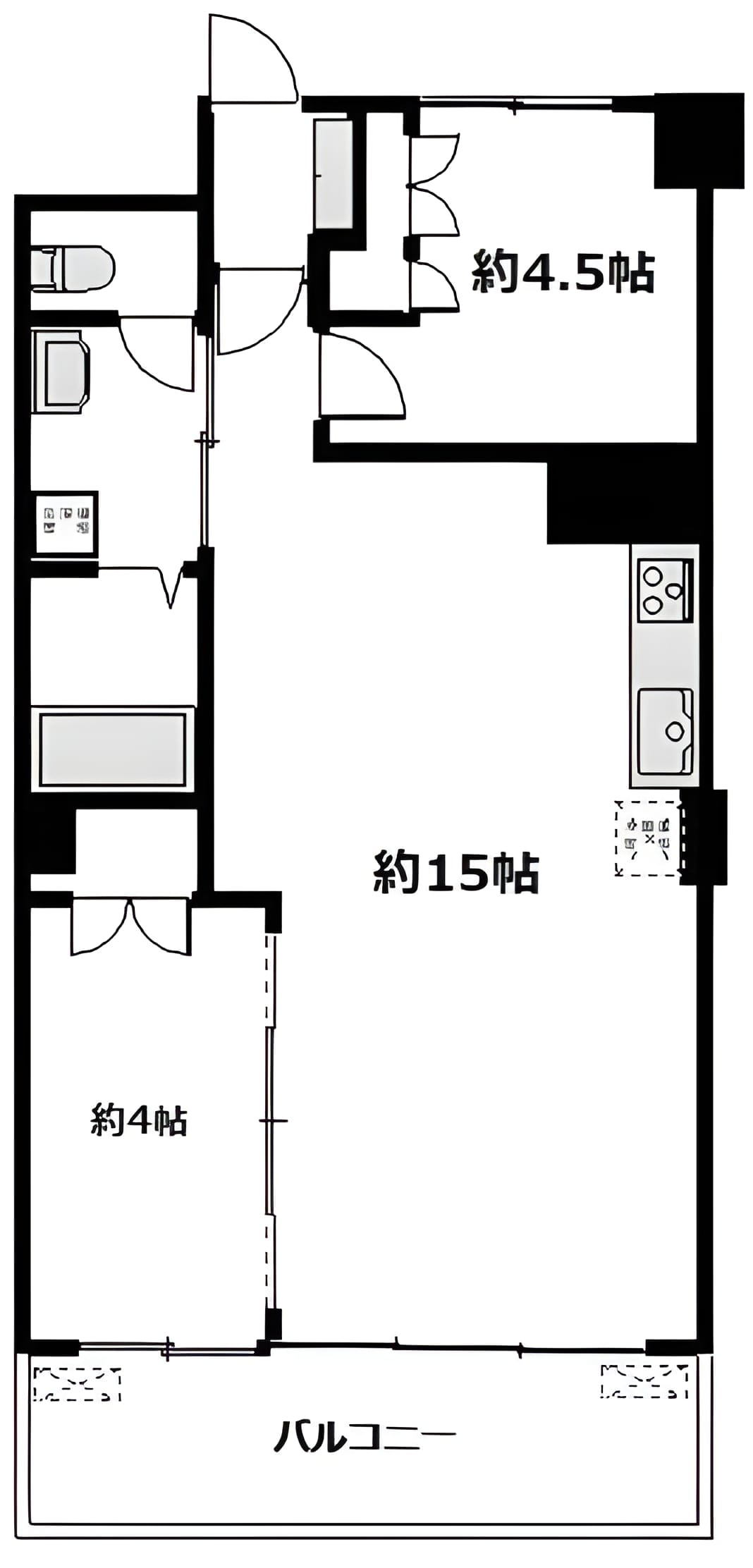 アイビハイツ三田 602 間取り図