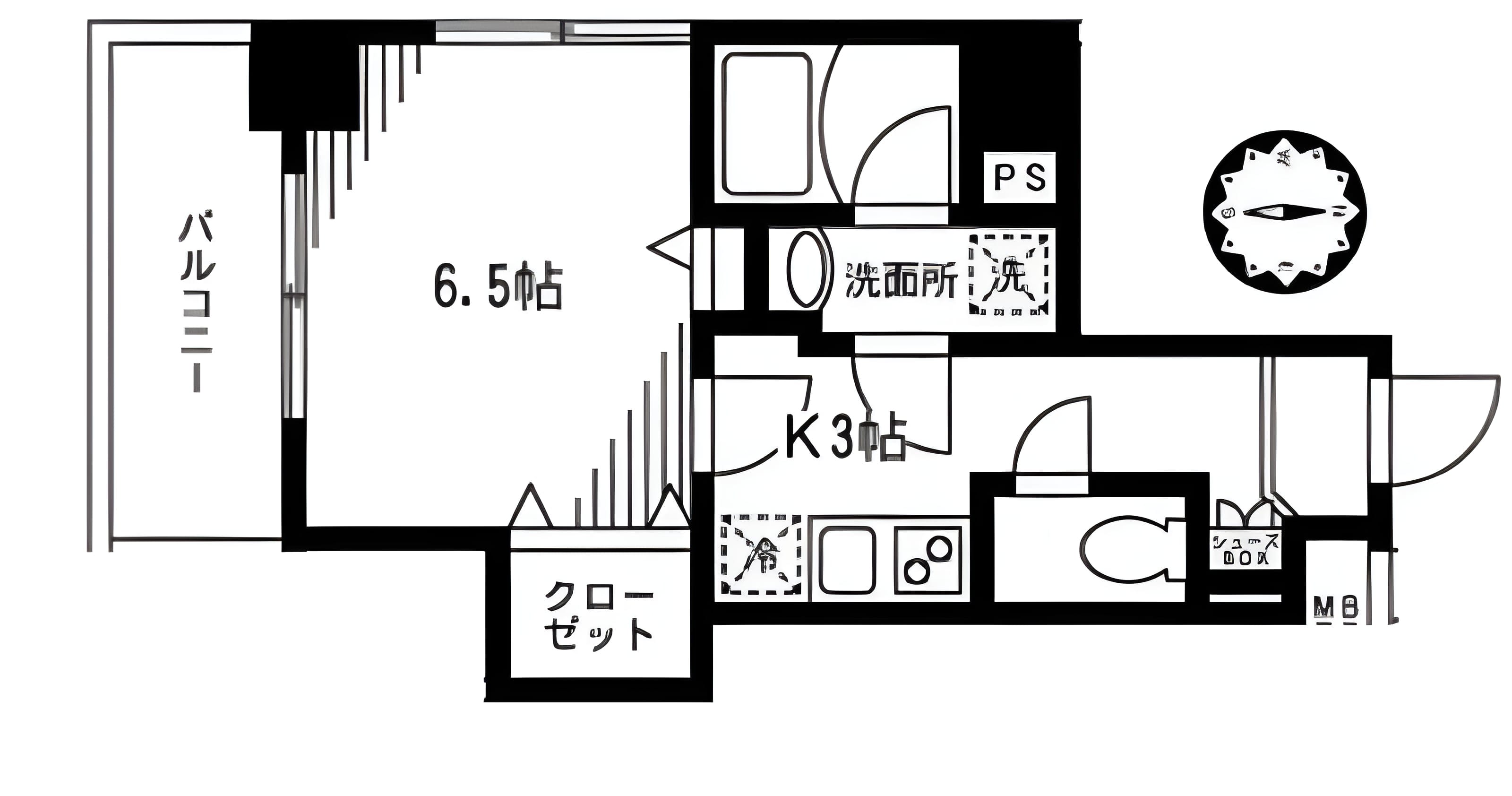 コンフォータブル 601 間取り図