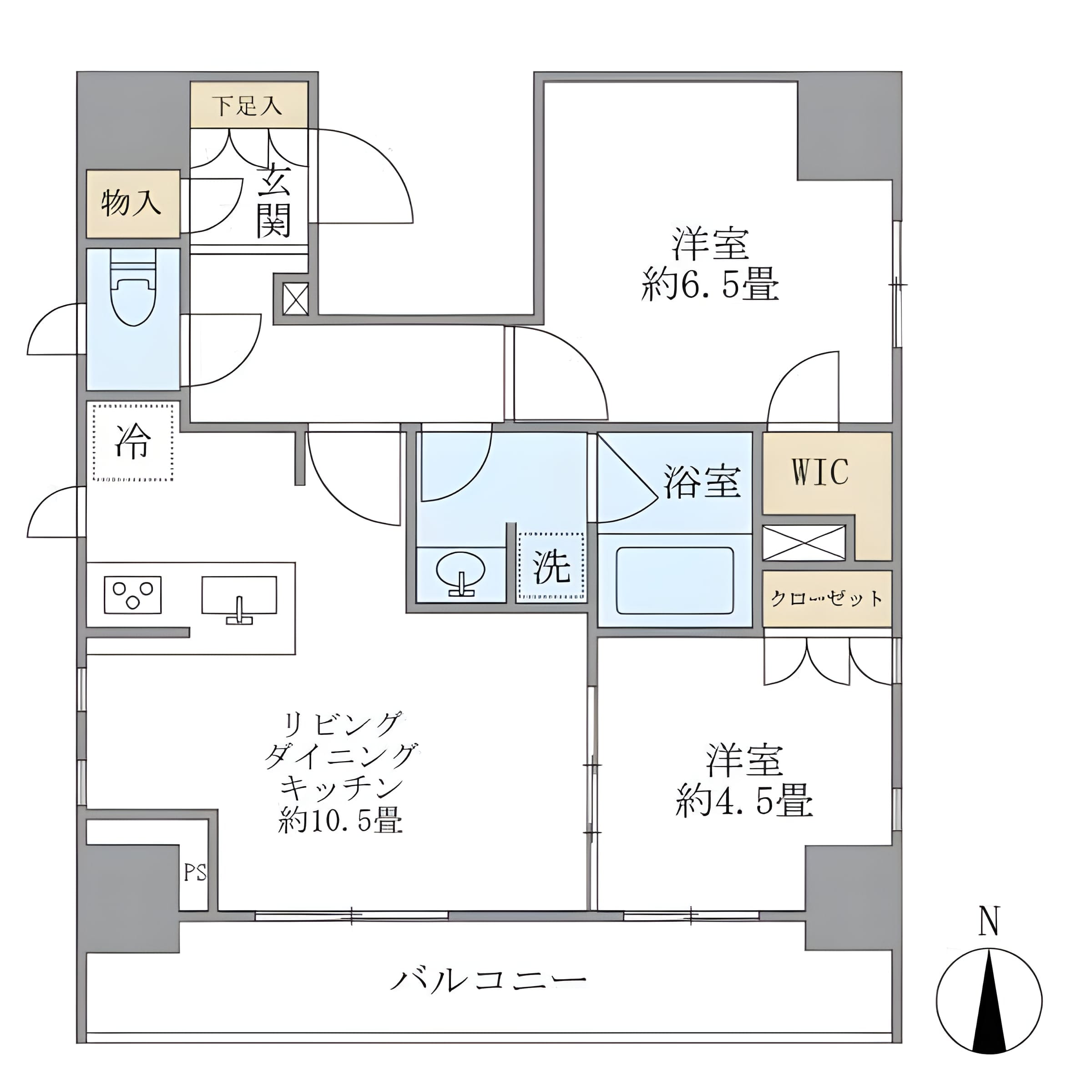 KDXレジデンス神田 902 間取り図