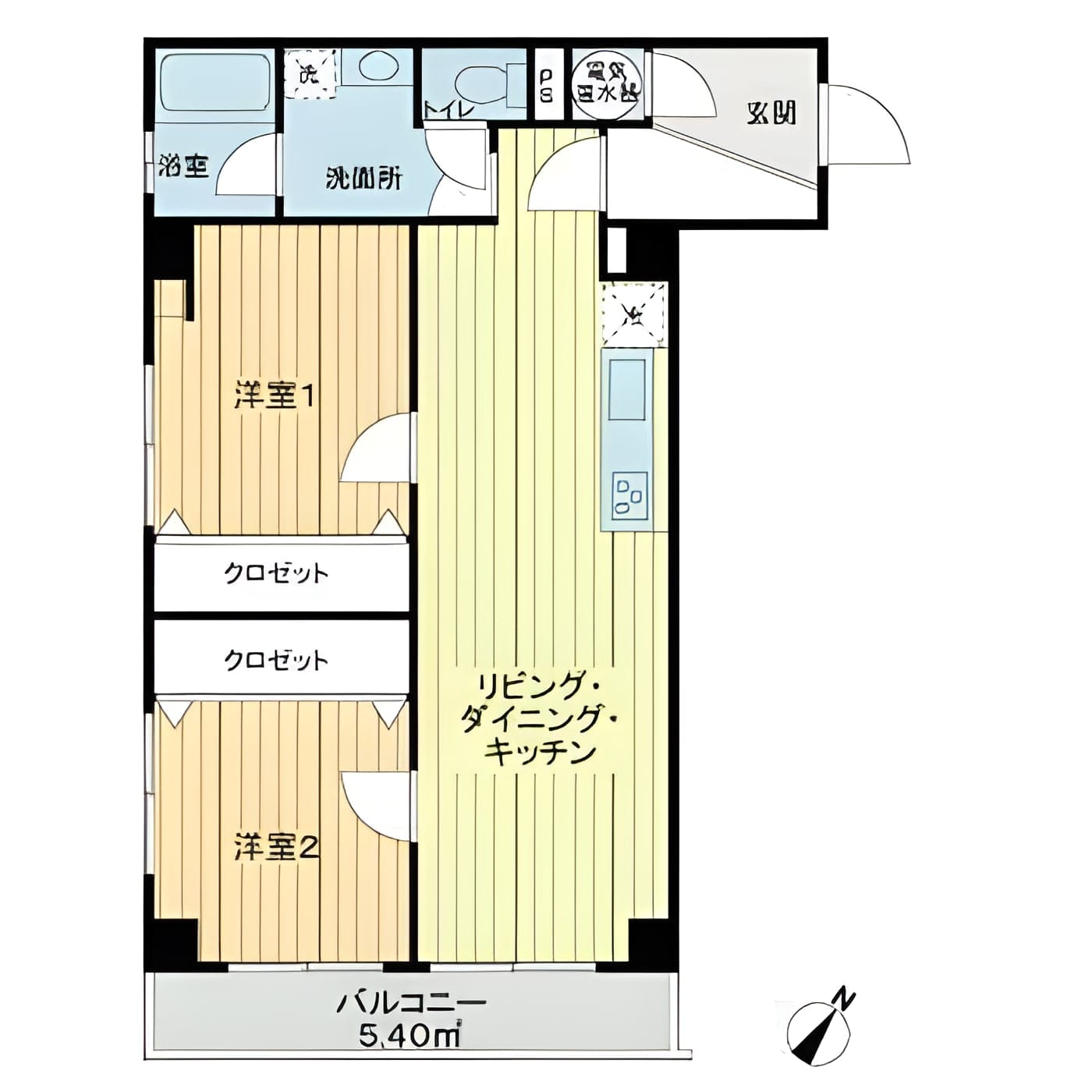 マンション目黒不動前 0306 間取り図