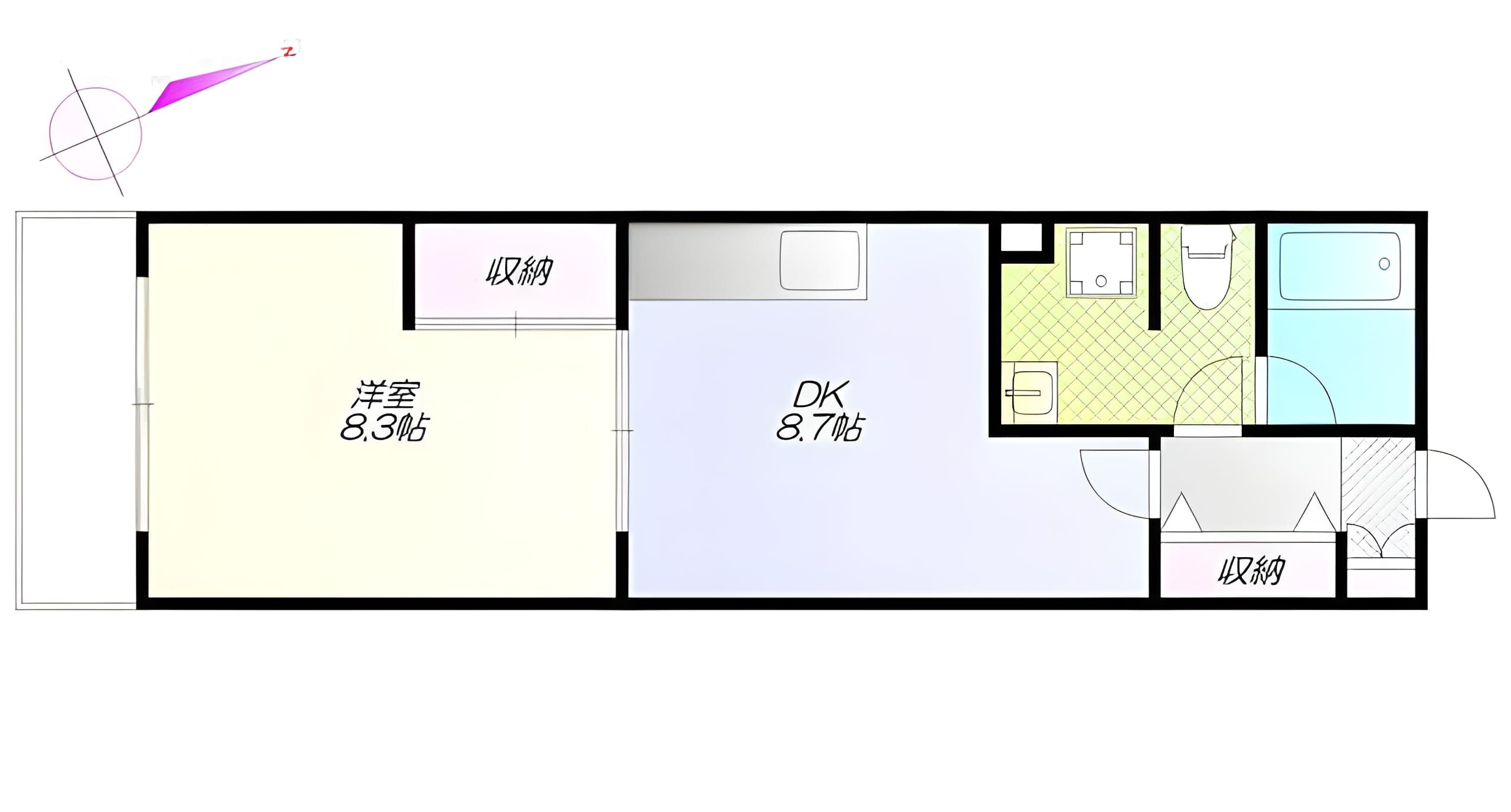 スターヴァレイⅢ 203 間取り図