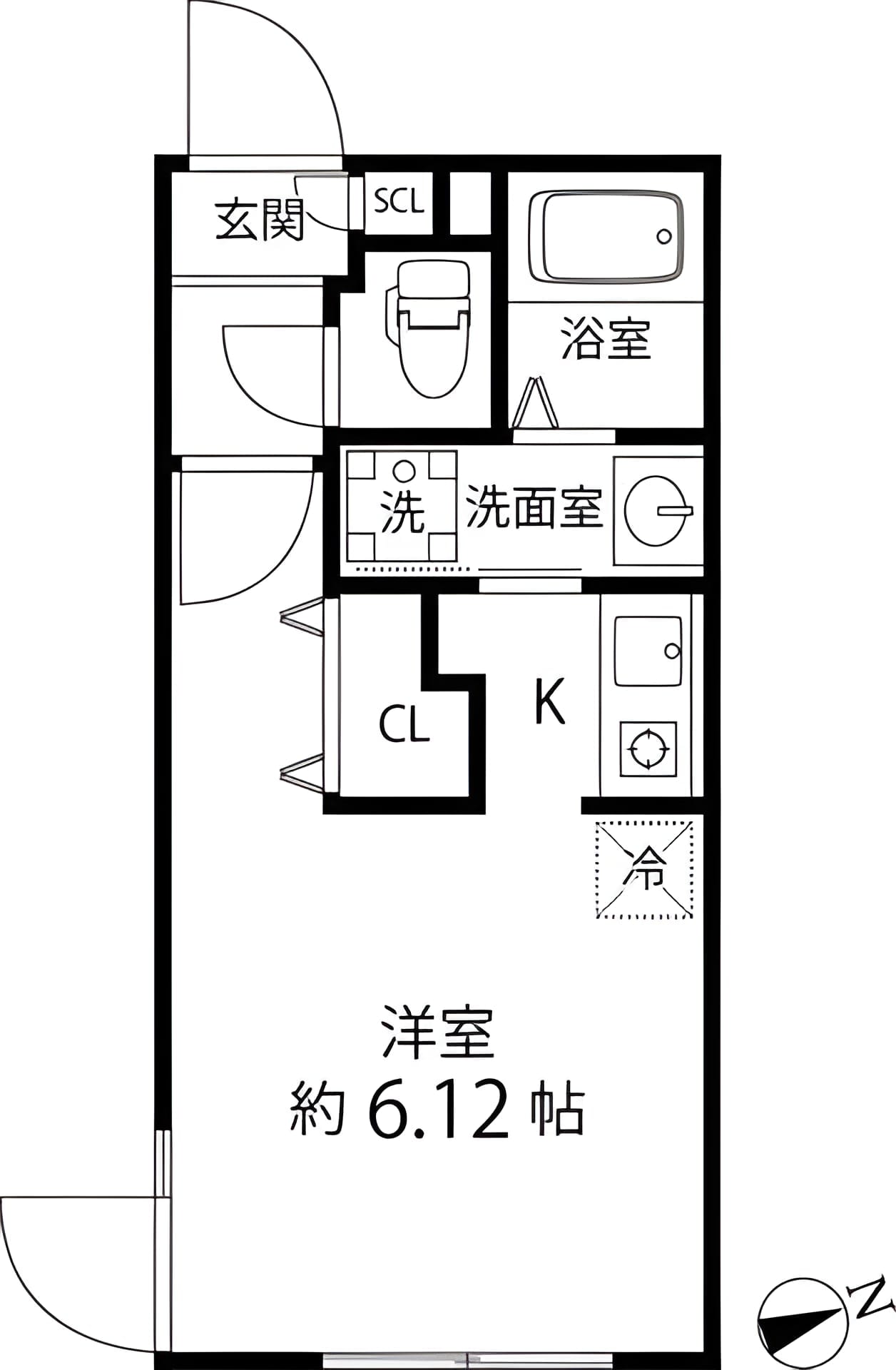 Branche神楽坂 301 間取り図
