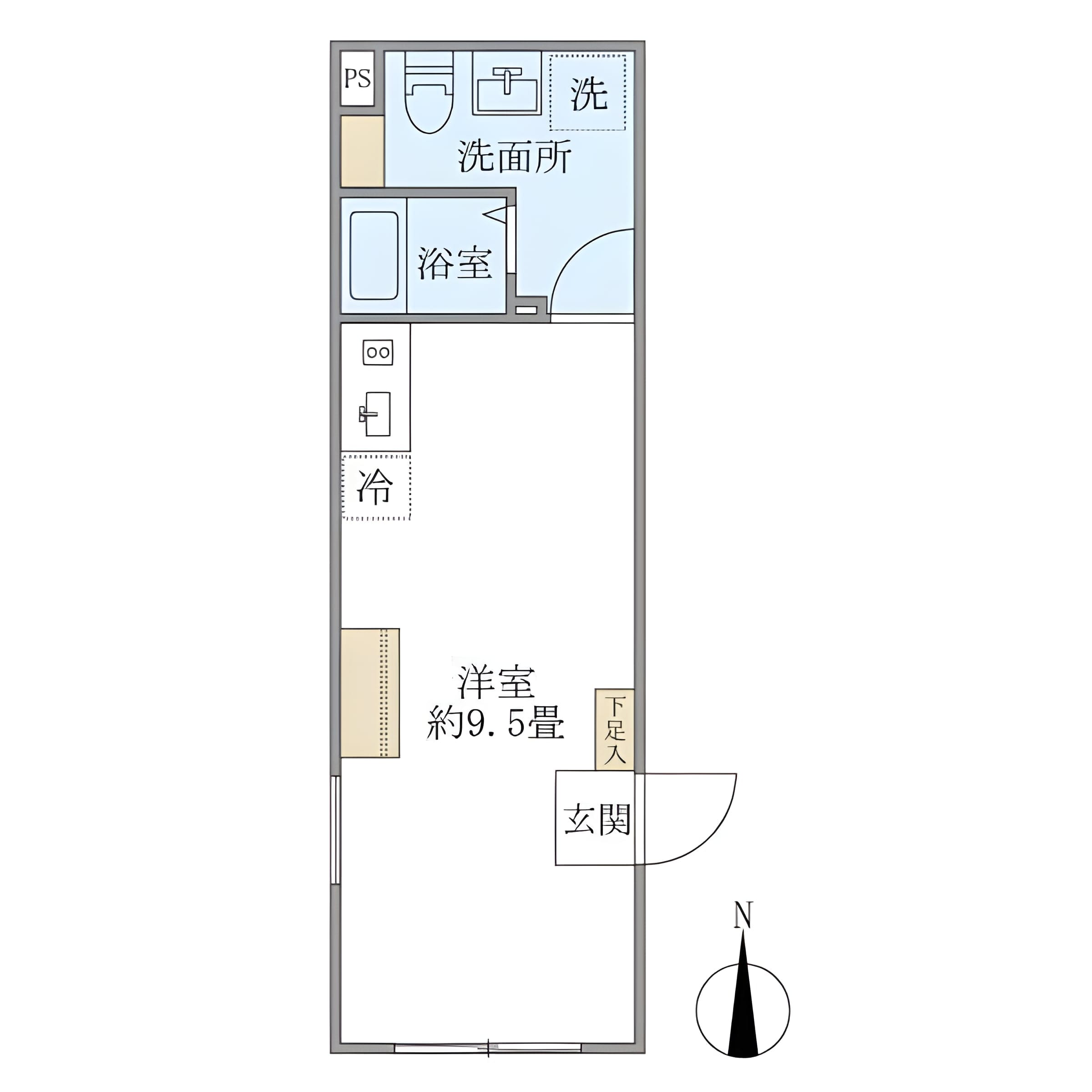 GRAN DOMANE KITAAKABANE 303 間取り図