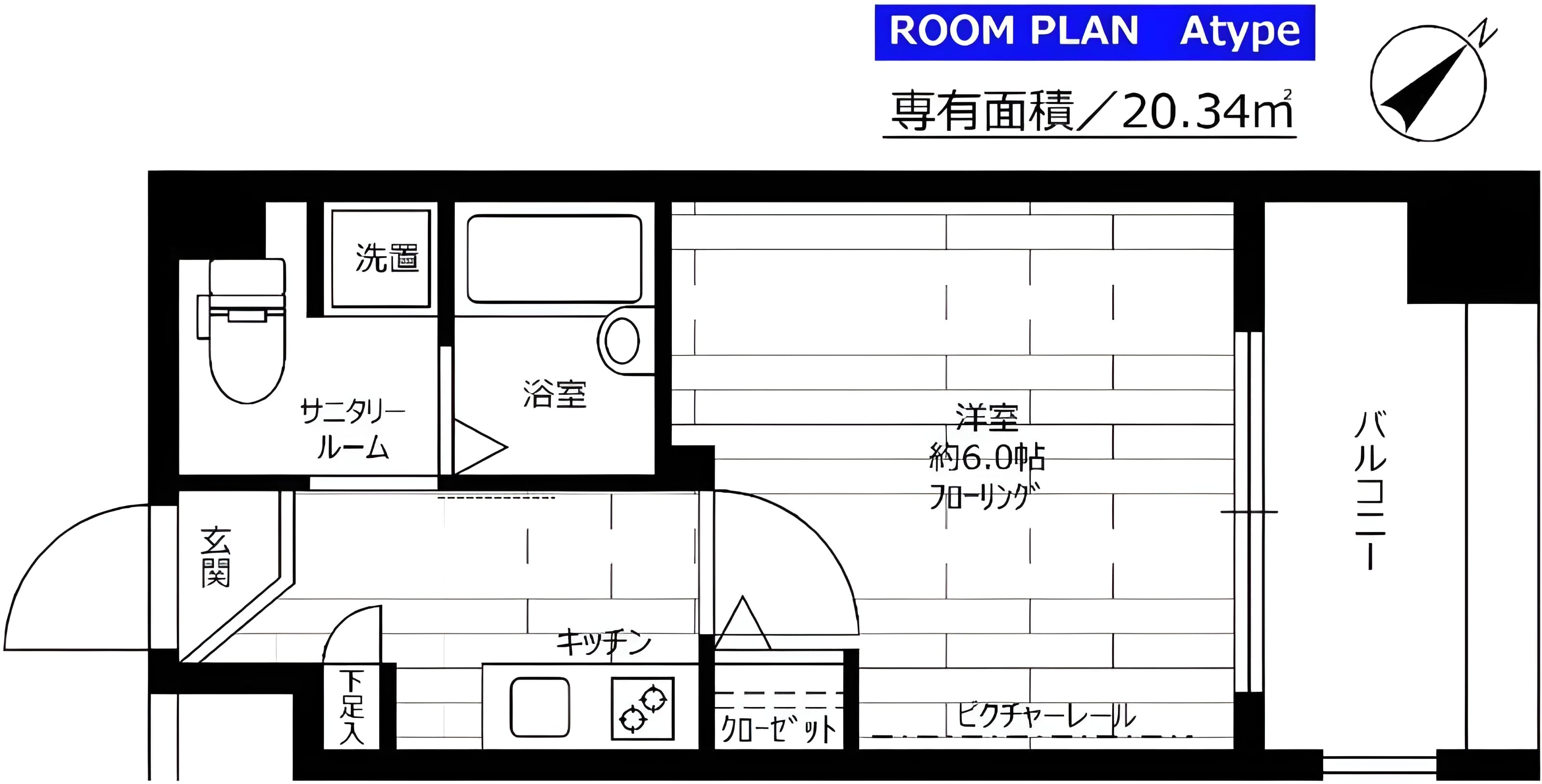 ステージファースト上池台 401 間取り図