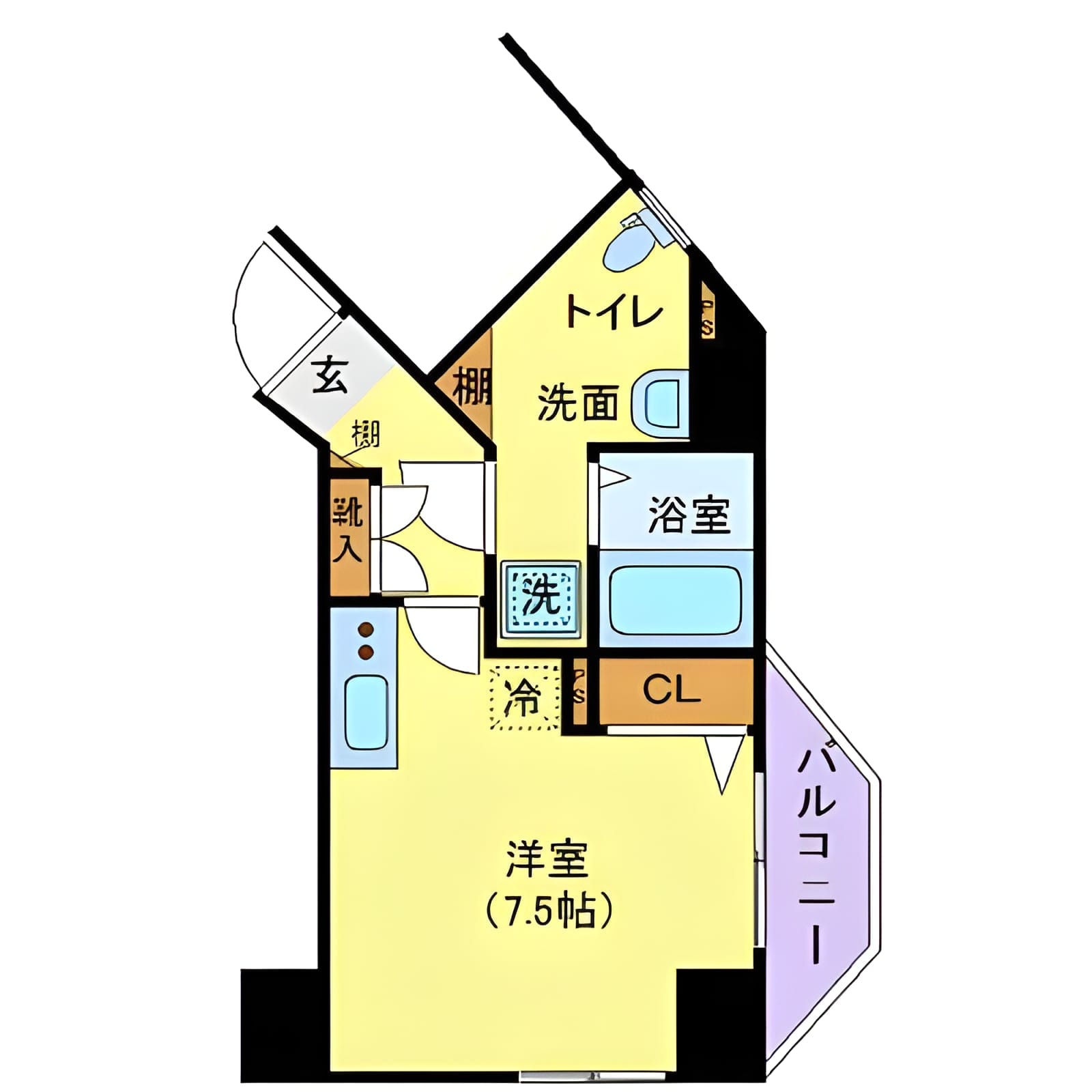アーバイル九段下ミッドシティ 503 間取り図
