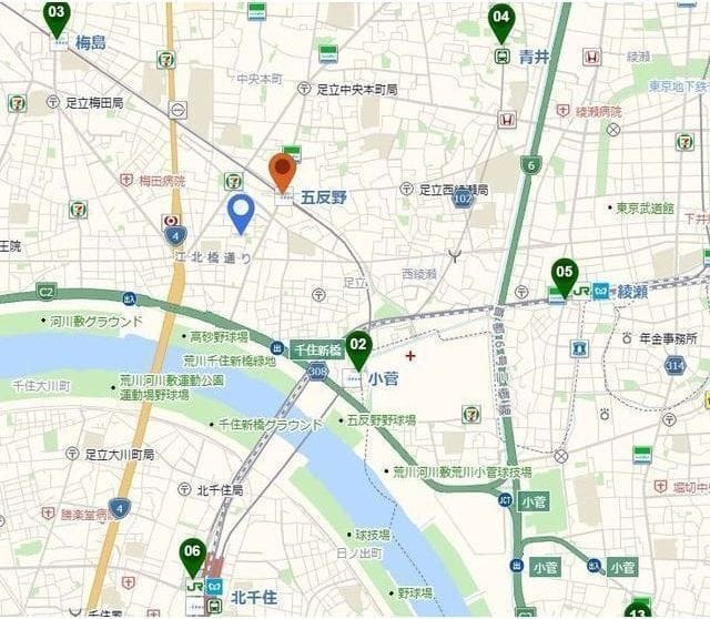 エクセラン五反野の写真