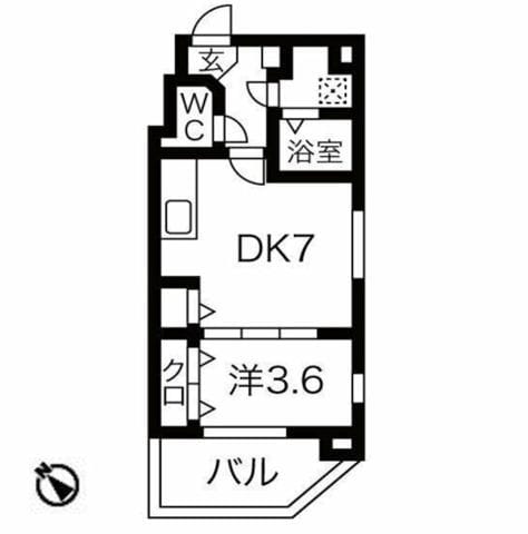 GRANDE小岩 402 間取り図