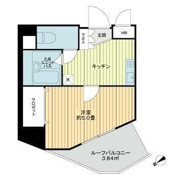 グランジュール目白西 0901 間取り図