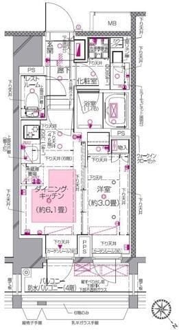ピアース柿の木坂 604