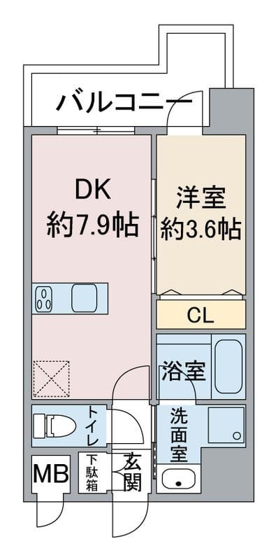 ブルーガーデン紫苑 402 間取り図