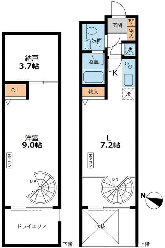 CASSIA目黒 0109 間取り図