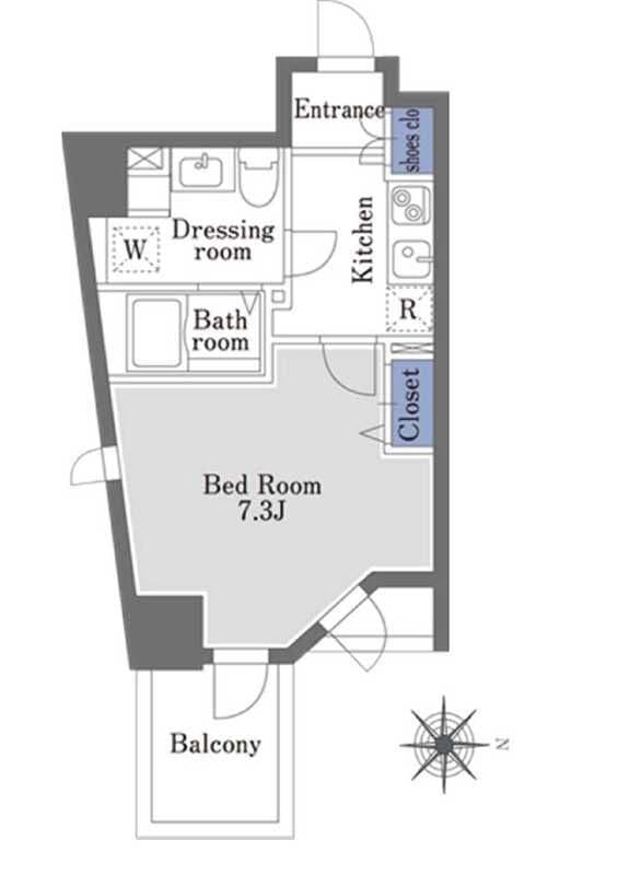 ドゥーエ学芸大学Ⅱ 0207 間取り図
