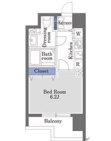 ドゥーエ学芸大学Ⅱ 0704 間取り図