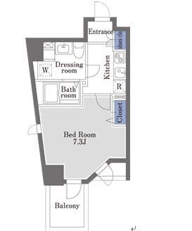 ドゥーエ学芸大学Ⅱ 0707 間取り図