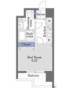 ドゥーエ学芸大学Ⅱ 0803 間取り図