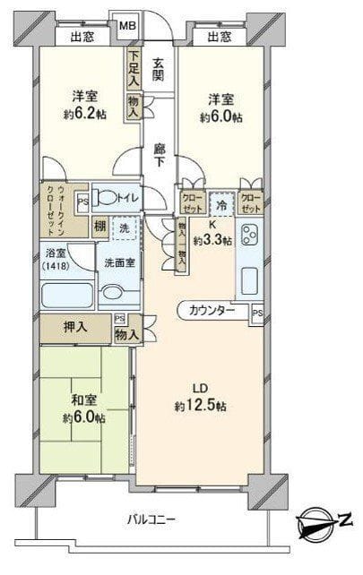 コスモ21 ザ・ガーデンズフォート 346