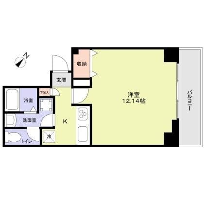 THE HERON S 202 間取り図