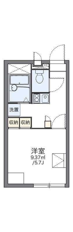 レオパレスソシエ 203 間取り図