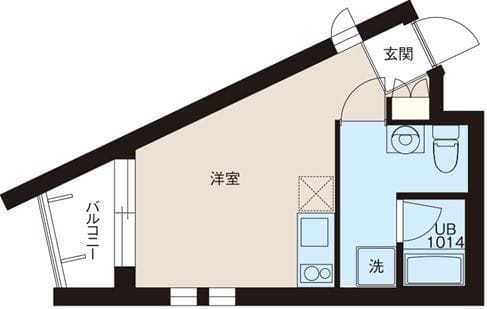 レピュア十条レジデンス 201 間取り図