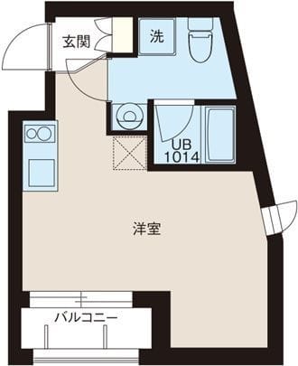 レピュア十条レジデンス 303 間取り図
