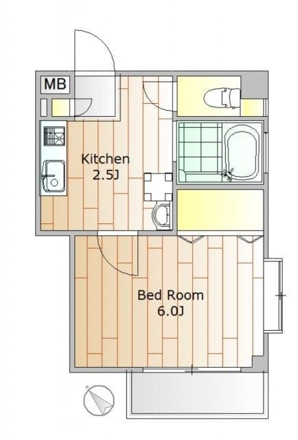 レフレスカンテ 101 間取り図