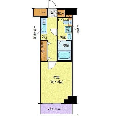 クレヴィスタ豊洲ベイサイドⅡ 307 間取り図