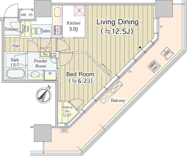 ユニゾンタワー 709