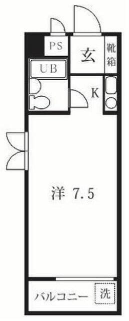 駒込K&M 102 間取り図