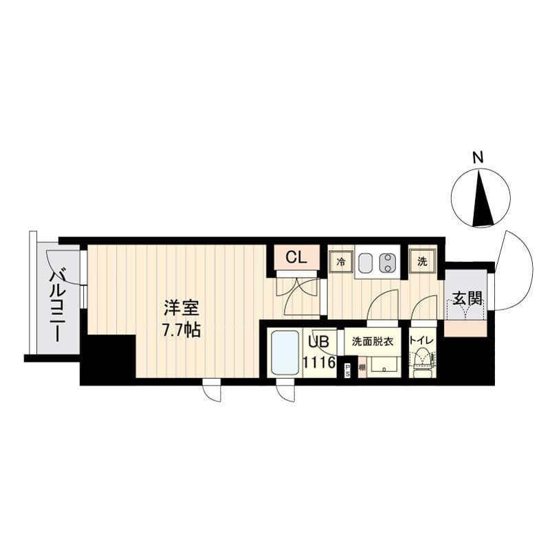 ストーリア三田 0304 間取り図