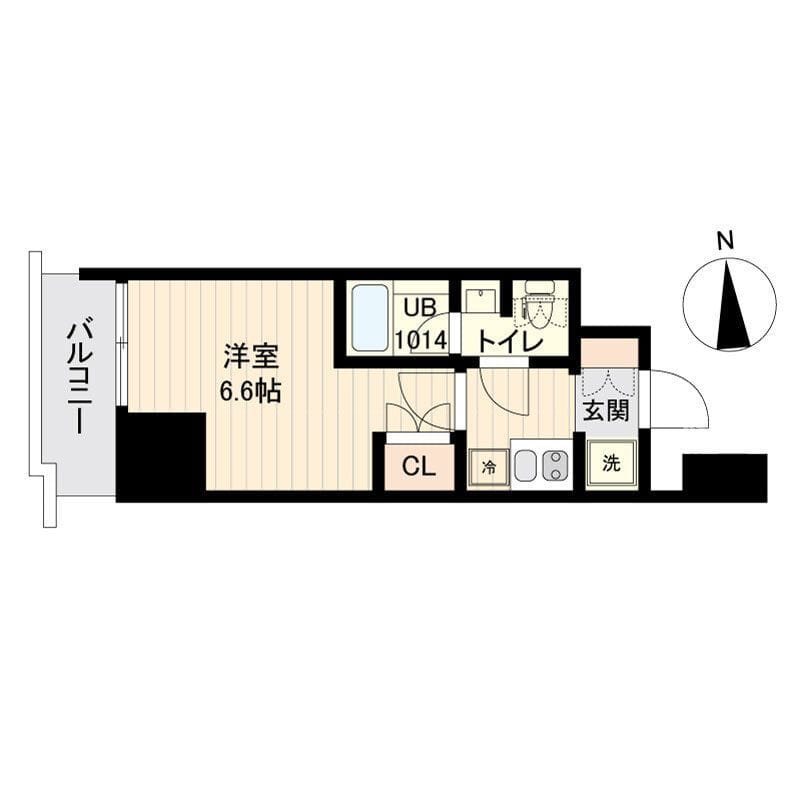 ストーリア三田 0902 間取り図
