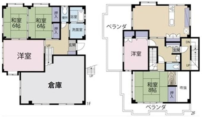 クロノス水元 101 間取り図