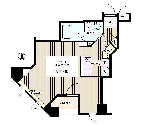 K’s麹町 703 間取り図
