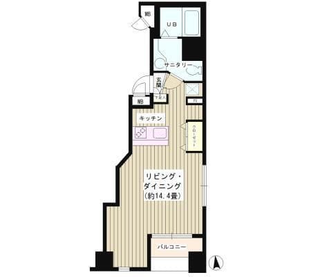 K’s麹町 804 間取り図