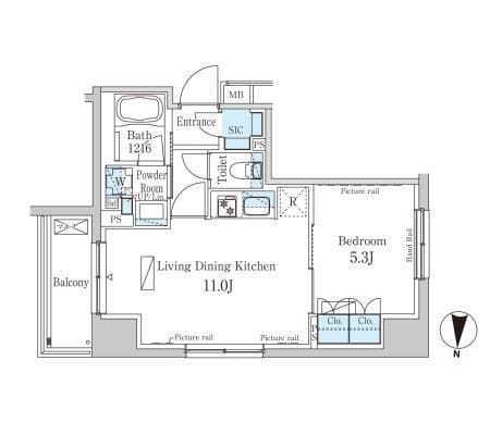 パークアクシス錦糸町ヴェール 806